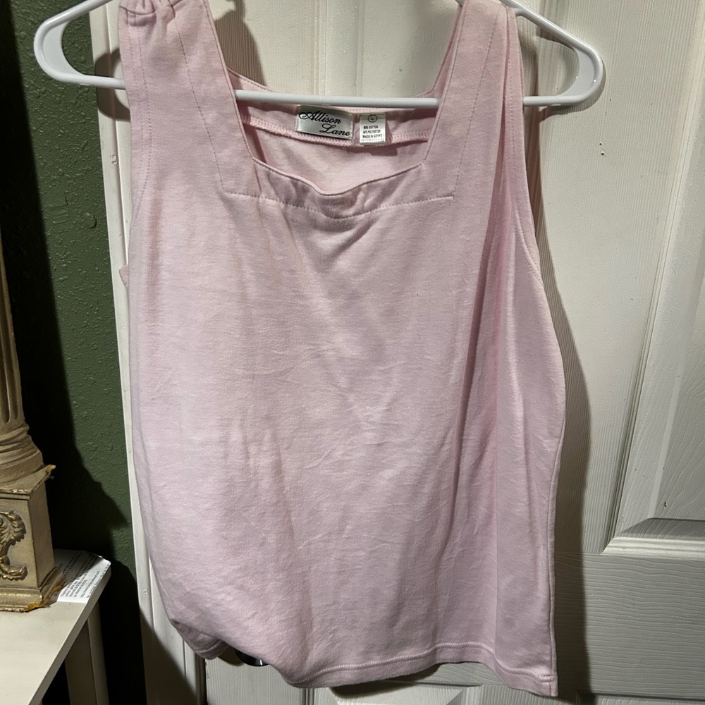 R.5 Liz Claiborne Light Pink Tank Top